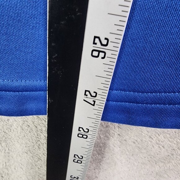 Mens Majestic Blue Pullover Shirt Crew Neck Long Sleeve Size S - Picture 11 of 12